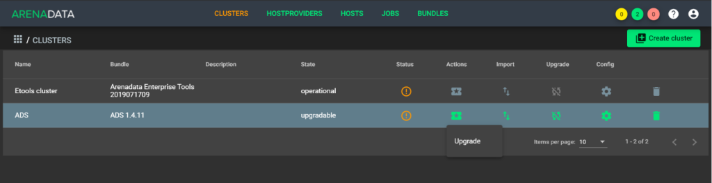 Обновление пакетов сервисов