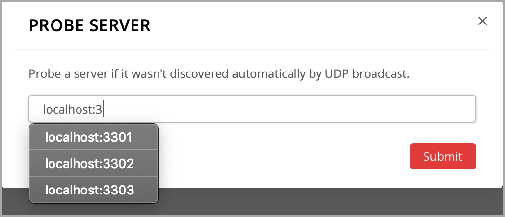 Поиск сервера