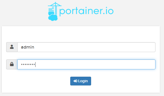 Авторизация в Portainer